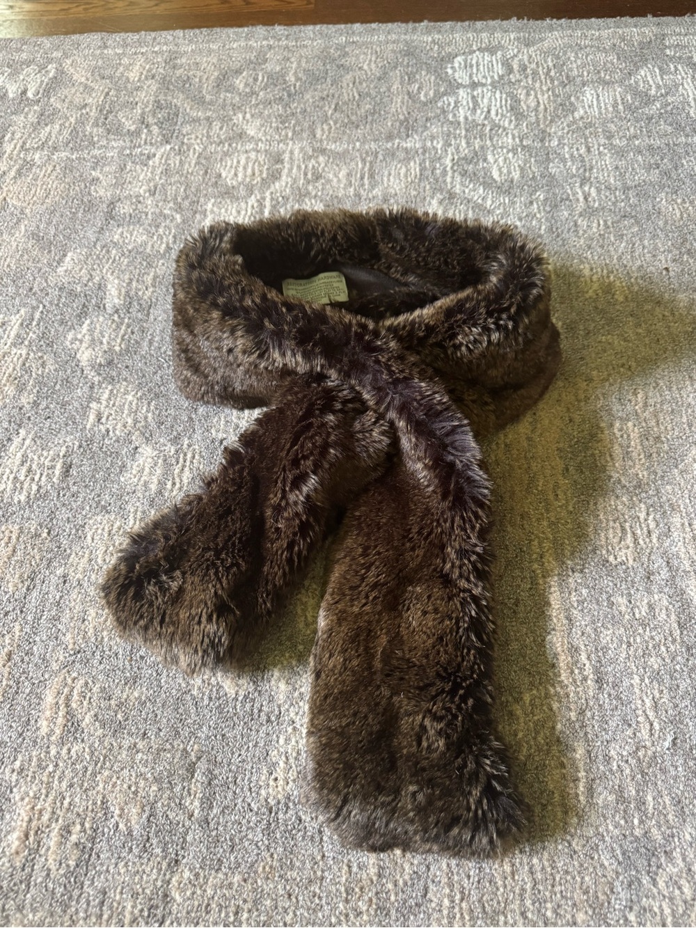 Faux Fur Restoration Hardware Scarf